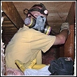 skunk whisperer sanitizing an attic, removing odors and pheromones